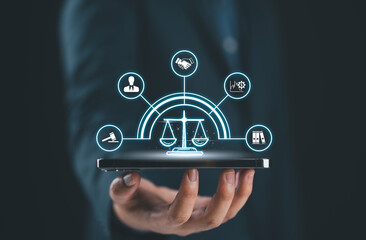 Ai ethic concept of compliance and regulation involves the enforcement of laws, regulations, and...
