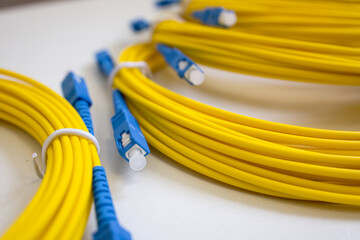 Patch cord (switch cord) for connecting electronic equipment to each other or for connecting to...