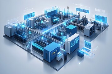 Smart Factory Blueprint Seamless of Connected Machines and Workers for Increased Efficiency and