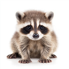 Obraz premium Baby Raccoon Isolated