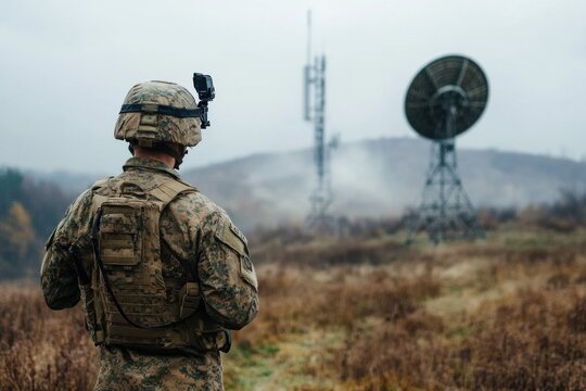 Battlefield communication systems, highlighting the critical role of secure and real-time communication in coordinating battlefield operations