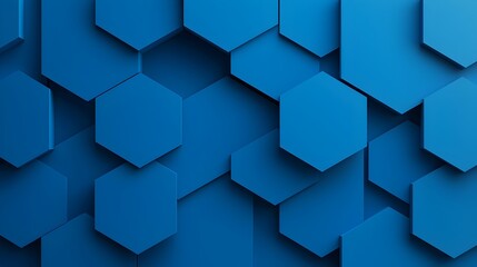 Minimalist modern blue geometric abstract shapes with gradient shadows and transitions perfect for technology driven concepts clean and contemporary digital backdrop or design element