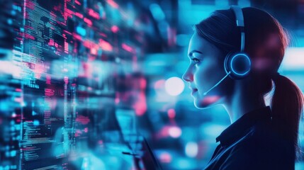 Obraz premium Support services, featuring various services provided to help customers, including technical and non-technical support