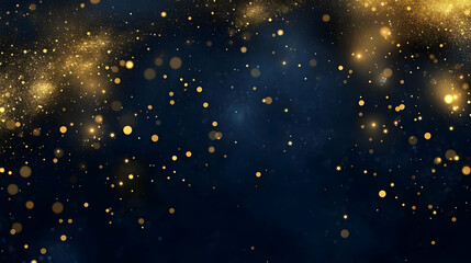 Fototapeta premium Golden Glitter Abstract Background
