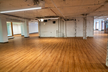 Setting up a large interior space