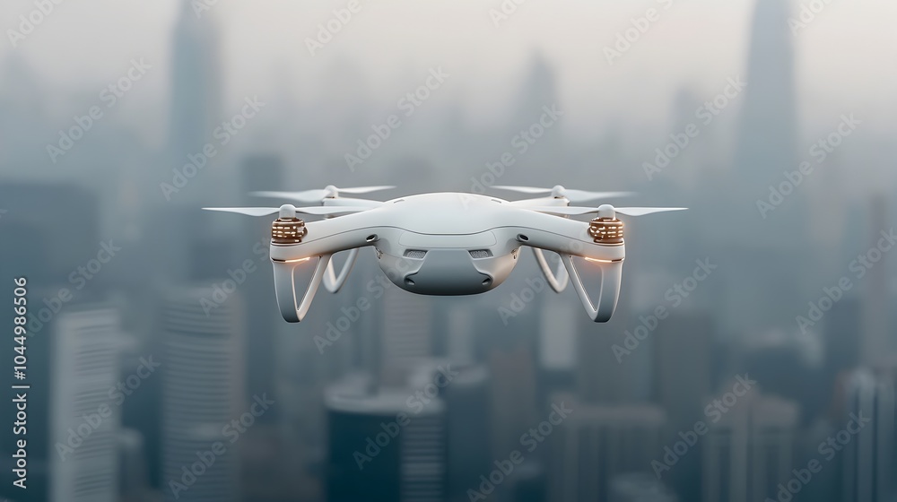 Leinwandbilder a sleek lightweight delivery drone equipped with powerful propulsion systems and smart navigation te