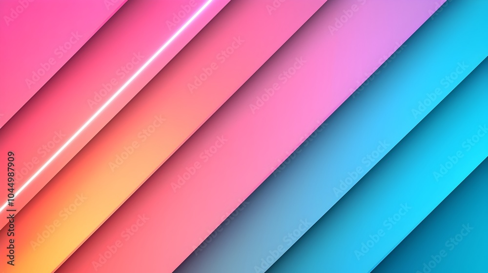 Poster Elegant and Sleek Minimalist Futuristic Digital Background Featuring Smooth Geometric Shapes Subtle Neon Lighting and a Metallic Texture Creating a Modern and Visually Compelling Composition