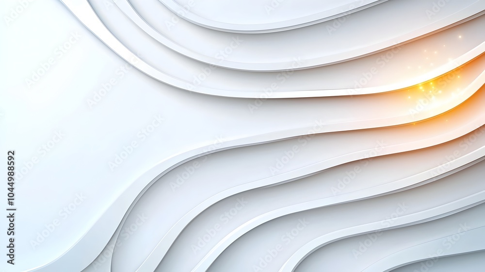 Poster Visually striking abstract background with futuristic tech lines soft metallic highlights and a blend of minimalist and modern design elements  A conceptual