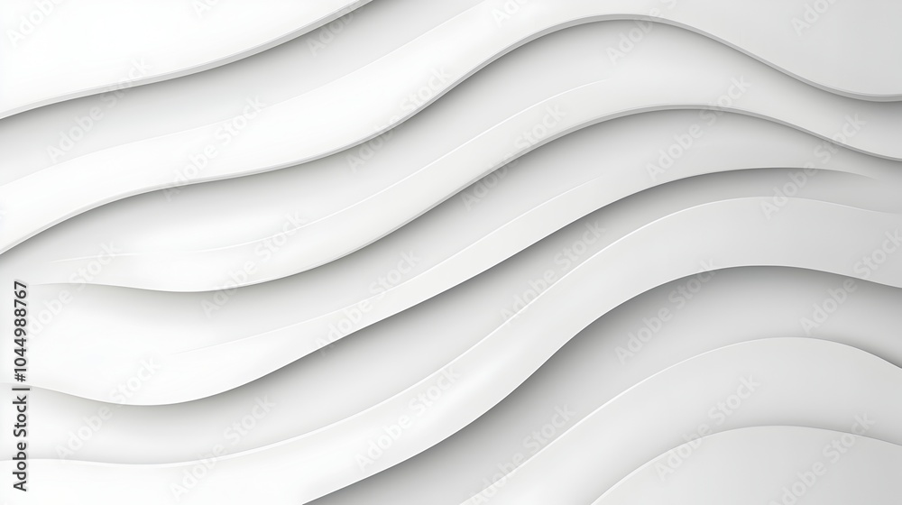 Poster Elegant and Futuristic Background with Seamless Curved Surfaces Soft Metallic Reflections and Minimalistic Lines for a Modern Sleek Appearance