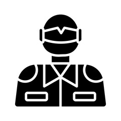 SWAT Team glyph icon