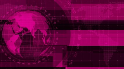 News background image, Earth technology news background, Digital news background