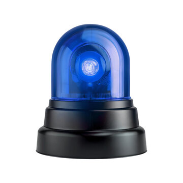 recommend clip art: blue siren light on transparent background PNG Generative AI