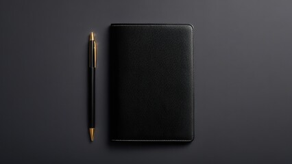 Stylish leather passport cover mockup with editable colors and patterns, perfect for showcasing personalized travel gear or branding for fashion and accessory brands.