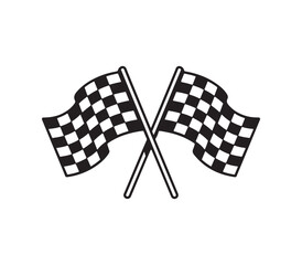checkered flag illustration