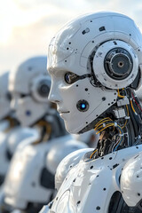 Futuristic robots the intersection of technology and humanity in modern society