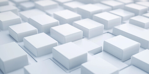 3d image, design of an abstract and modern white background. template for presentation, power point, poster, web, backrog. tehcnological and geometrical background. laptop. architectural.