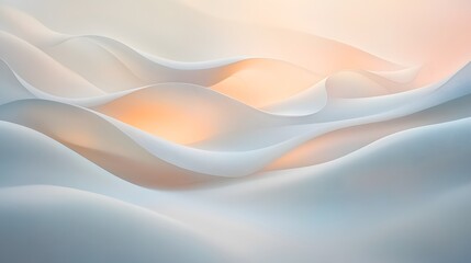 Fototapeta premium Abstract Landscape with soft flowing shapes. Abstract Background pattern