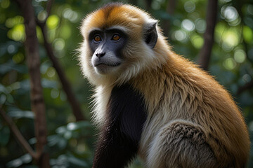 Fototapeta premium Wolf's Mona Monkey