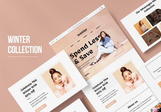 Winter Collection Email Newsletter