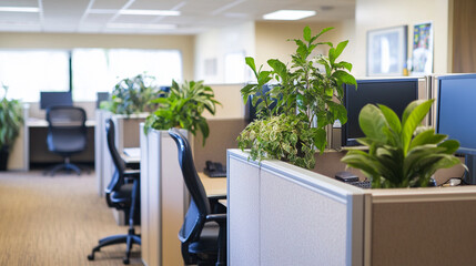 Quiet Office Cubicles with Personal Touches Photos 