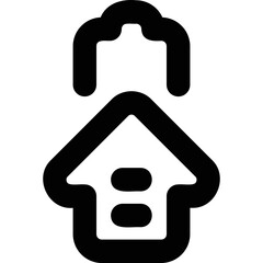 Simple vector icon battery charge