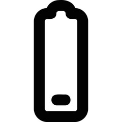 Simple vector icon battery charge
