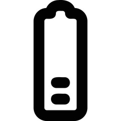 Simple vector icon battery charge