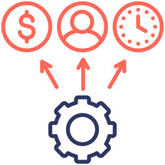 Resource Allocation Icon