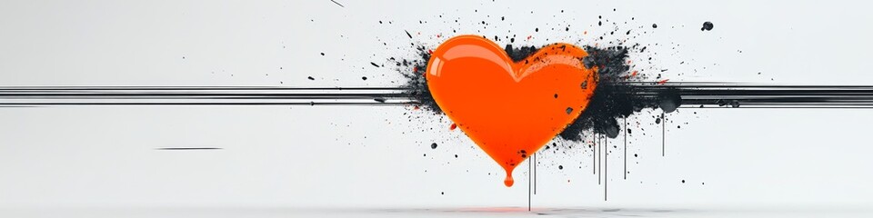 Obraz premium Futuristic glowing heart. Medical innovation diagnosis treatment concept.