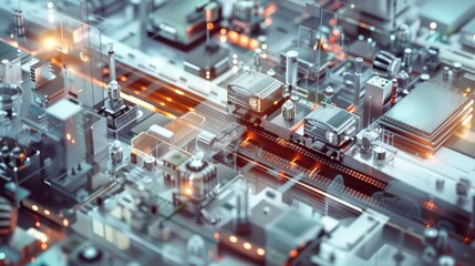 Abstract Technology Circuitry