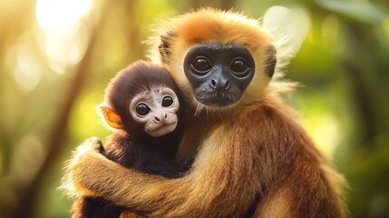 Fototapeta premium Species preservation programs dedicated to saving rare and endangered animals through breeding and habitat protection