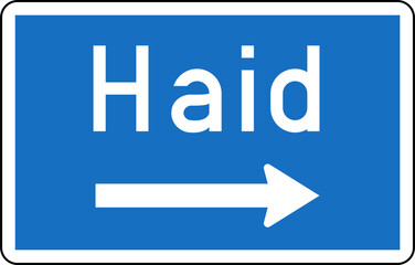landscape, Exit sign - Motorway or Motorroad, Informational signs, Road signs in Austria (German: Straßenverkehrsordnung)