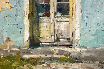 Naklejka premium Close up on pale cute home person animal human.