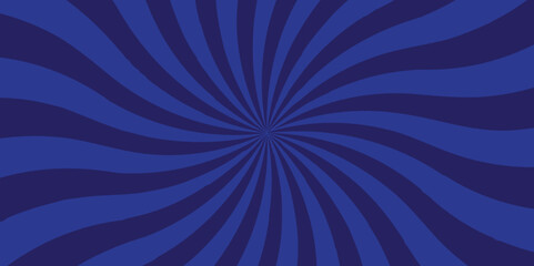 Vector sunburst pattern blue dark blue design. Vintage sunrays illustration swirl grunge backdrop line. sun beam vector banner design and comic burst gradient concept pattern.