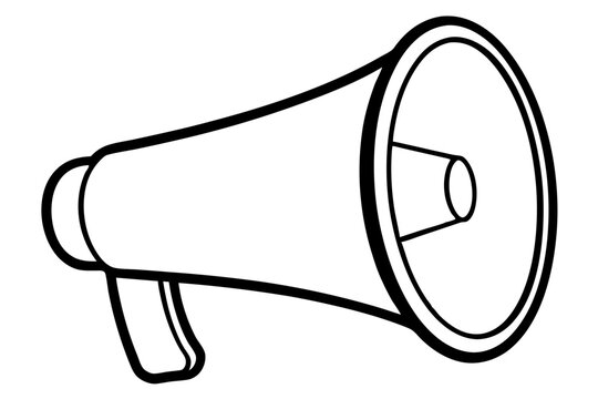 recommend clip art: megaphone black silhouette vector,hand holding megaphone line art
