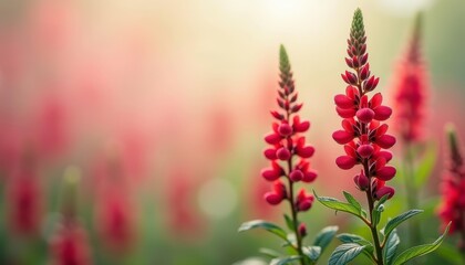 Obraz premium Vibrant blooms in a field of dreams