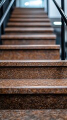 Modernes architektonisches Design mit Metalltreppen f&uuml;r zeitgen&ouml;ssische R&auml;ume