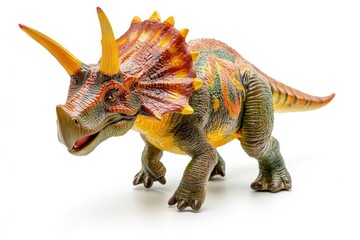 Fototapeta premium Colorful Dinosaur Toy Figure for Playtime Fun