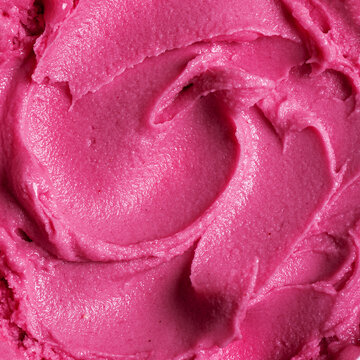 Purple cherry ice cream texture