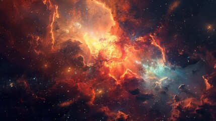 Fototapeta premium Cosmic Nebula