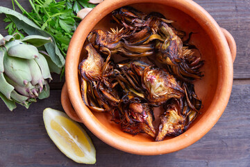 dish of artichokes to hell