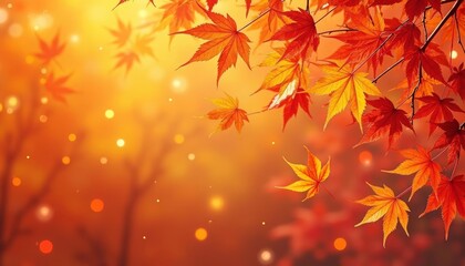  Autumns warm embrace captured in a moment of serenity