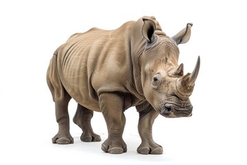 Fototapeta premium Photo of rhinoceros elephant wildlife animal.