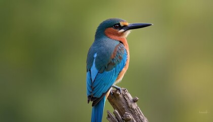 Obraz premium Vividly colorful bird in nature