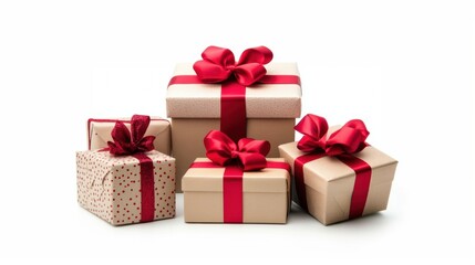 Obraz premium Gift box for holiday closeup view