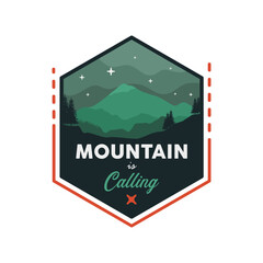 Vector logo badges outdoor adventure