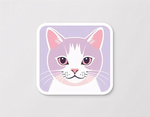 A playful red-eyed kitten with fluffy white fur sits on a windowsill, gazing curiously at the world outside