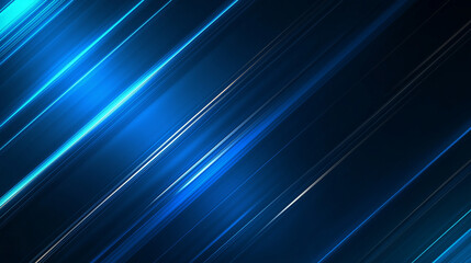 Glowing Blue Background with Diagonal Lines