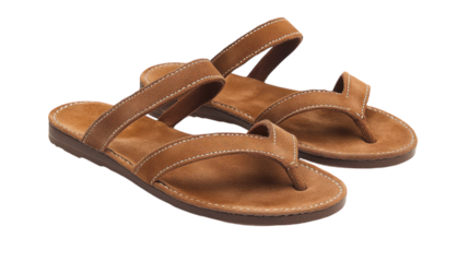 Stylish brown sandals for summer outings, perfect for casual beach walks and sunny days