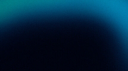 Dark color spot grainy backdrop design. Abstract soft blue black color spots on dark noisy glowing gradient. Color wave shaped. cover, header, banner, poster